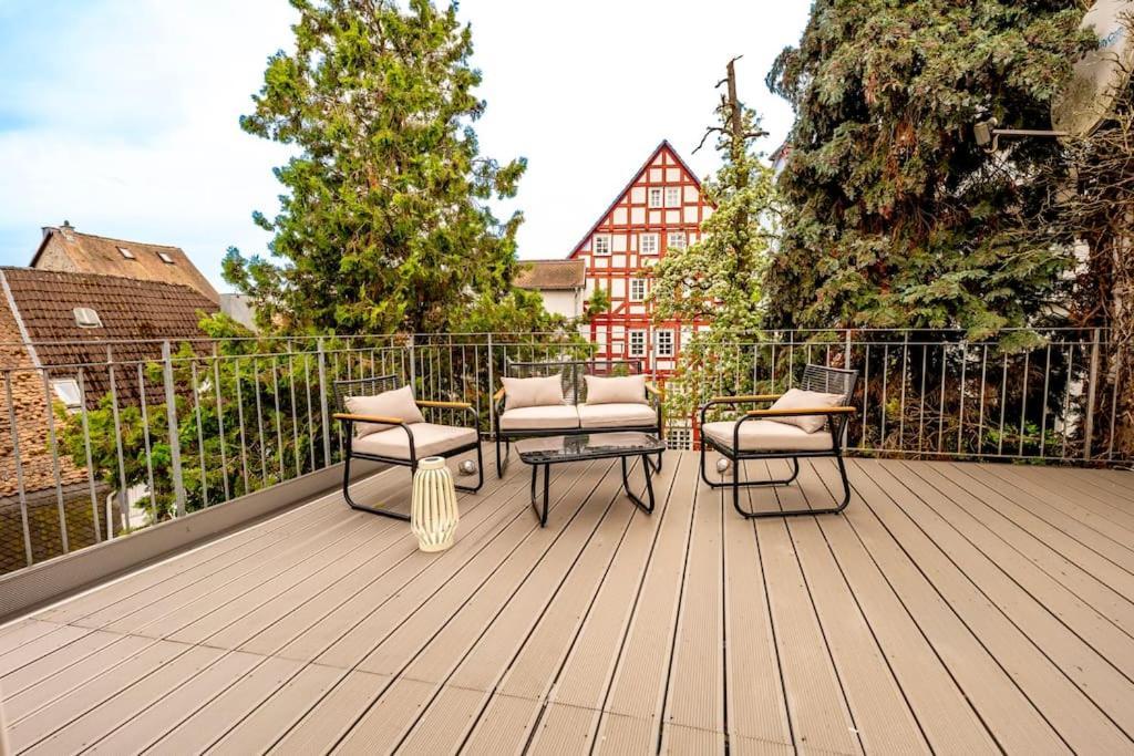 Himmlische Altstadt-Maisonette Marburg Exteriör bild
